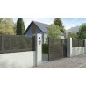 Ambiance 3D Coulissant TESS - RAL 8019 brun gris - clôture LOLA