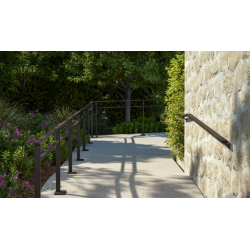 Ambiance 3D - Rampe Zehra - 1 lisse - Rampe en fixation ecuyer Zaya - RAL 8019.png
