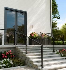 Ambiance 3D - Garde-corps Zilda - noir 2100