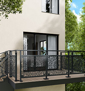 Garde-corps Zelia - 0 lisse